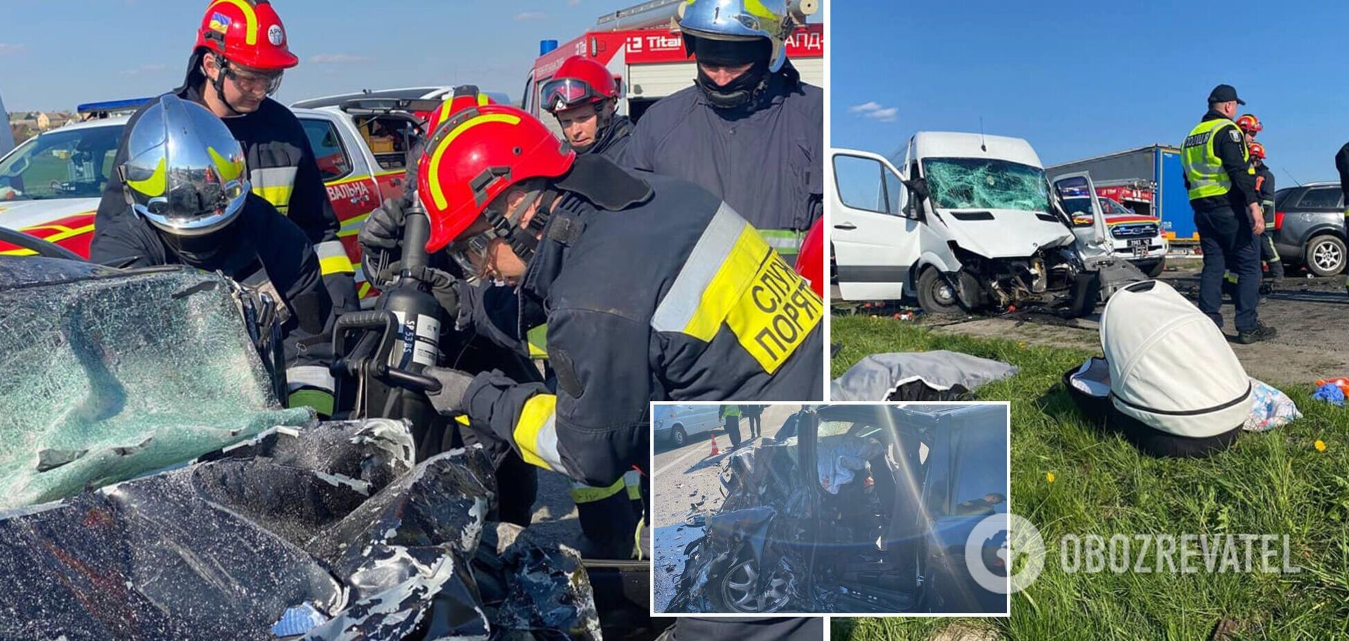 На трассе Киев – Чоп столкнулись Mercedes-Benz и Audi: среди погибших – ребенок. Фото 18+