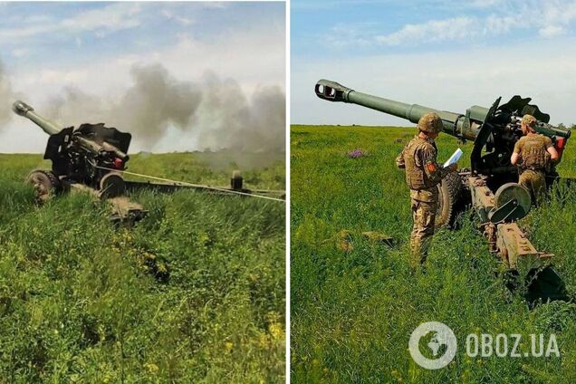 Артиллерийские учения на Донбассе