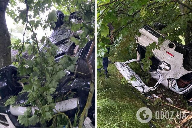 Под Николаевом 16-летний парень разбил BMW: в ДТП пострадали подростки. Фото