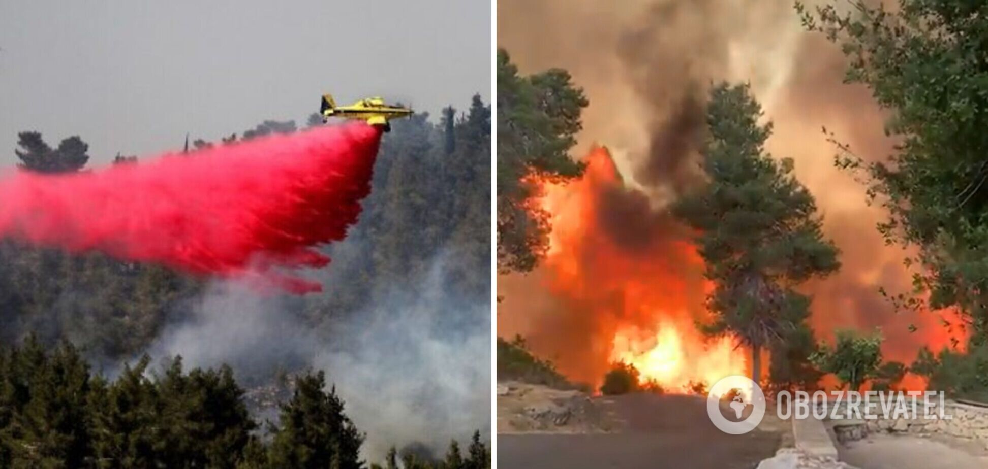 Пожар в Израиле