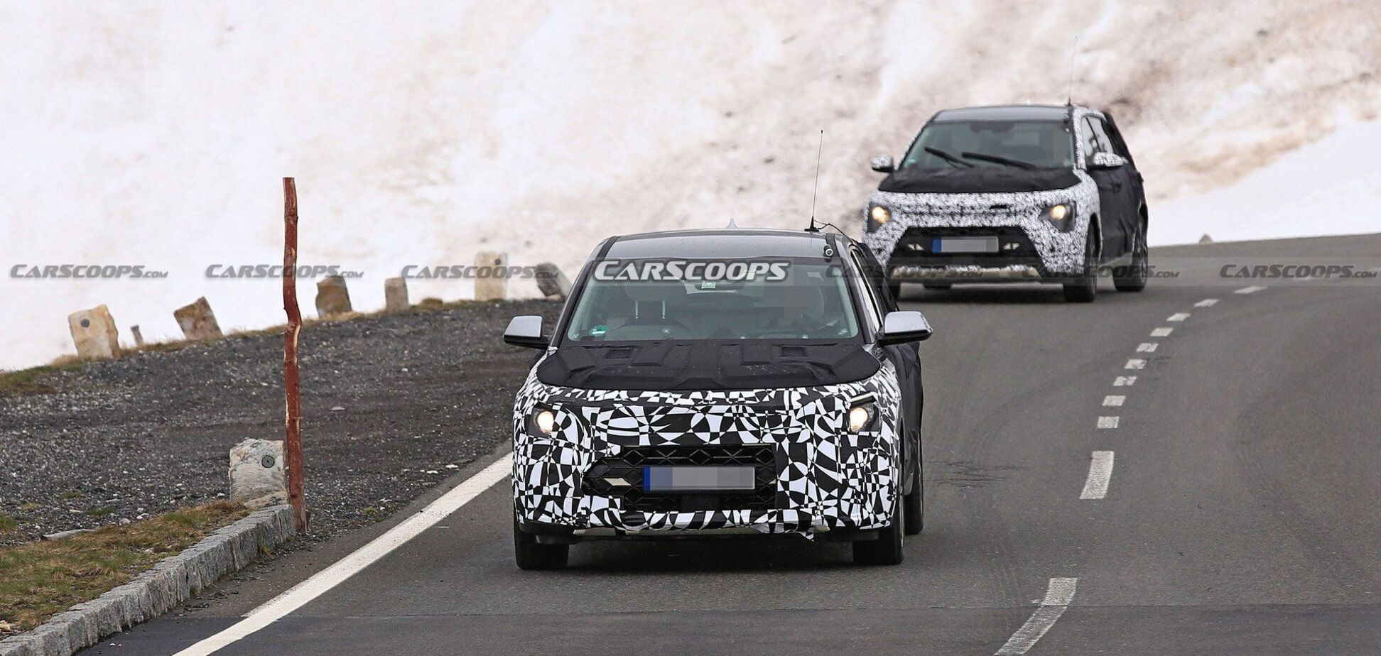 Новое поколение Kia Niro заметили на тестах