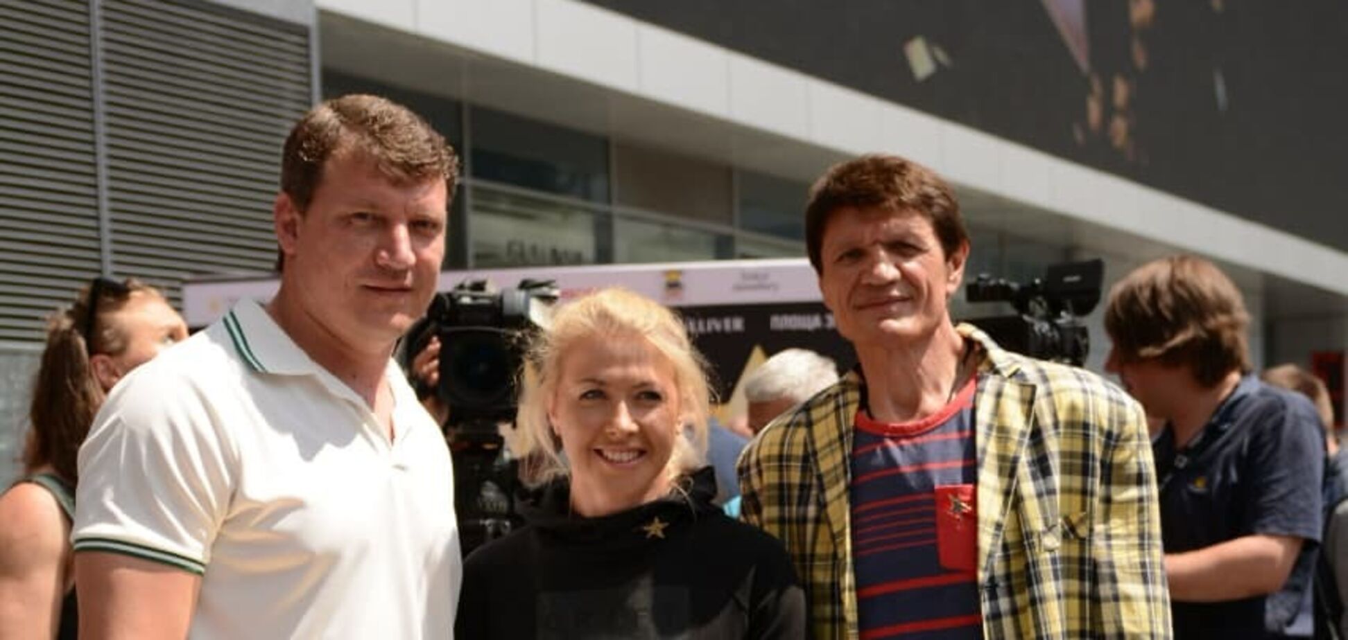 В Киеве открыли именные звезды в честь трех украинских спортсменов