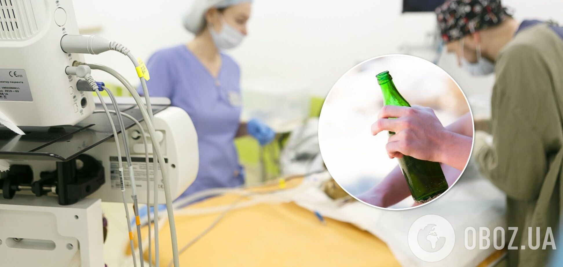 Под Запорожьем мужчина не заметил, что выпил бензин, и закурил