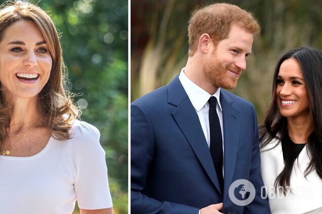 Кейт Міддлтон, принц Гаррі та Меган Маркл