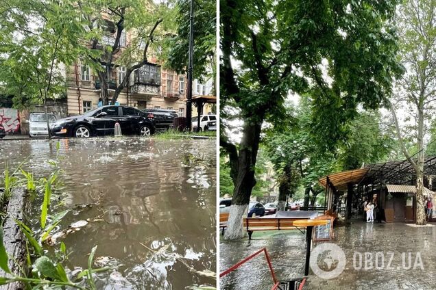 Одесу затопило після сильної зливи