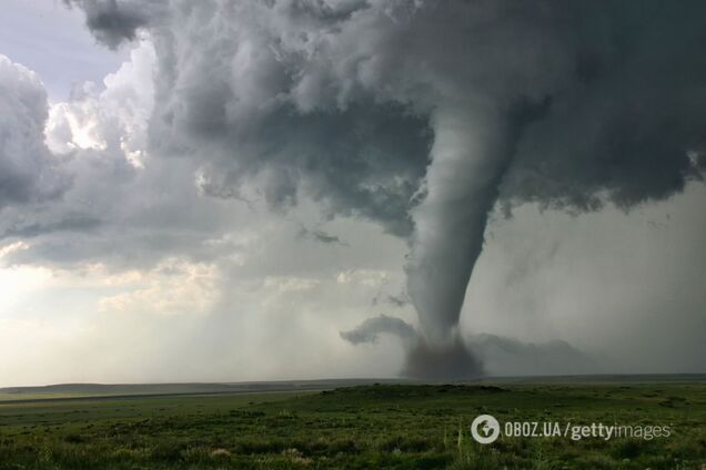 Под Запорожьем прошел смерч