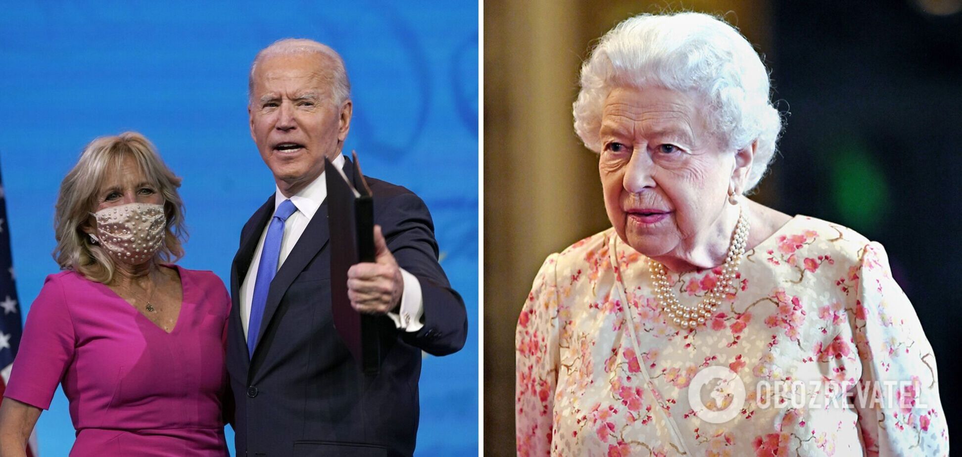 Елизавета II приняла Байдена в Виндзорском замке и угостила чаем. Фото