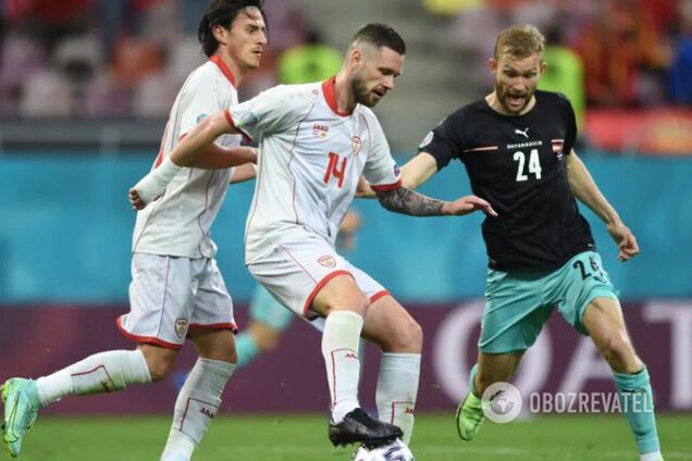 Австрия переиграла Северную Македонию в историческом матче