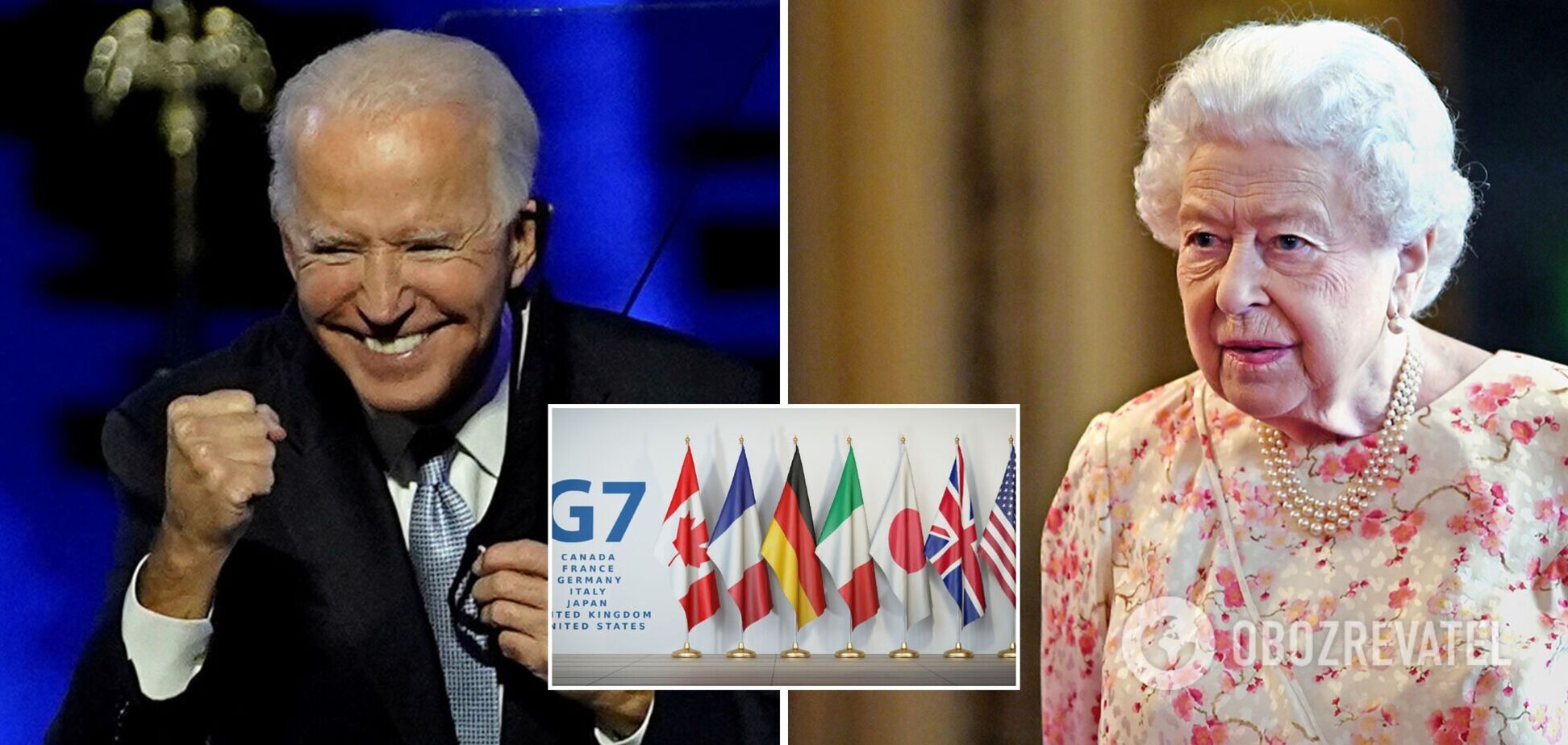 Байден нарушил королевский протокол, приехав на саммит G7 позже Елизаветы II