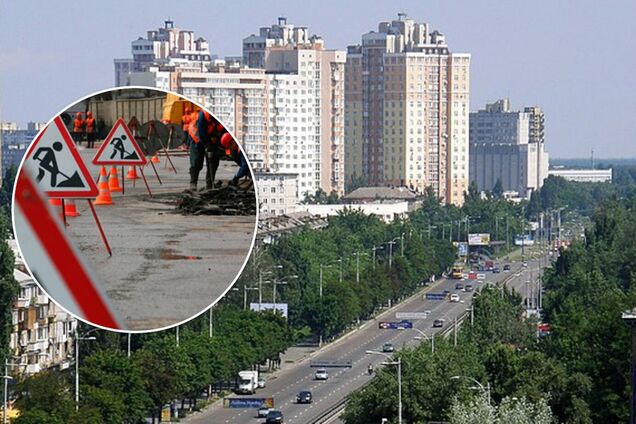 У Києві реконструюють проспект Гагаріна: приберуть трамвайні колії і облаштують велодоріжки