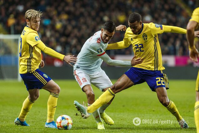 Испания Швеция