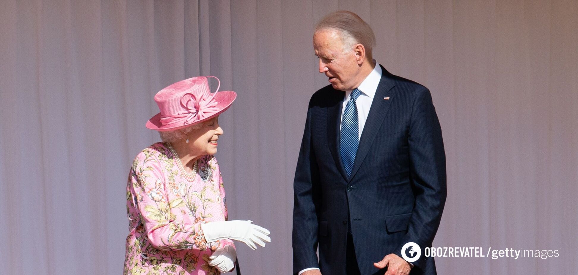 Елизавета II и Джо Байден