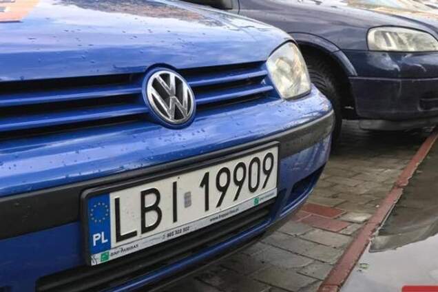 Авто з польськими номерами