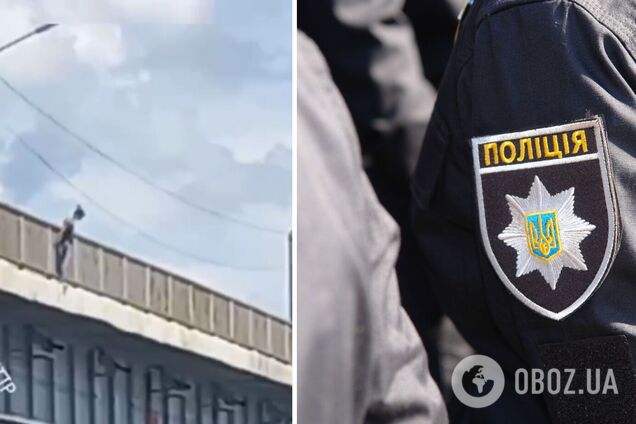 В Днепре девушка прыгнула в реку