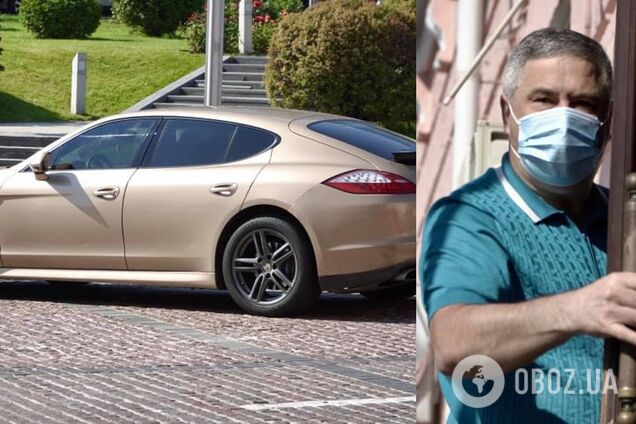 Заступник глави Окружного адмінсуду Києва приїхав на роботу на золотистому Porsche. Фото