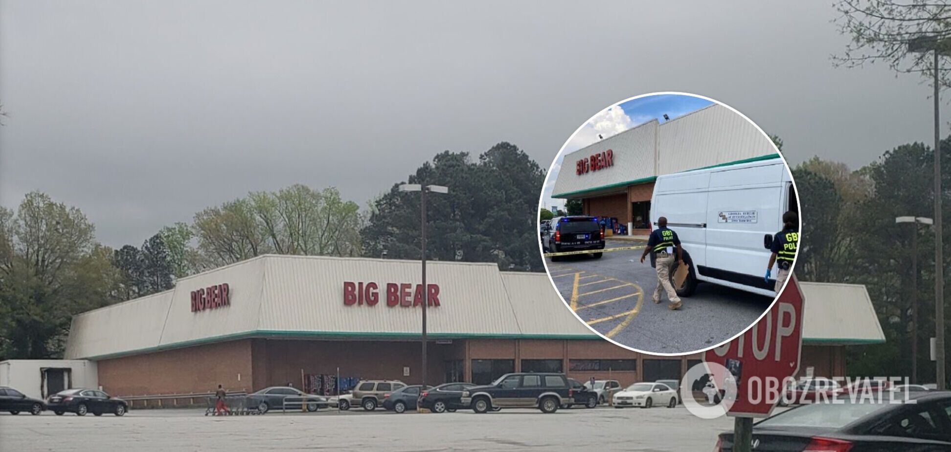 Охранник магазина ранил нападавшего