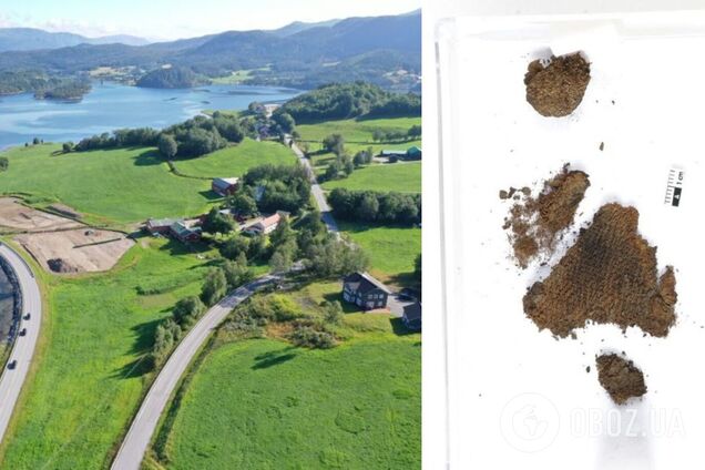 В могиле оказалась редкая шерстяная ткань с вышивкой