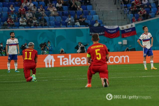 Росіяни не схилили коліно на знак боротьби з расизмом