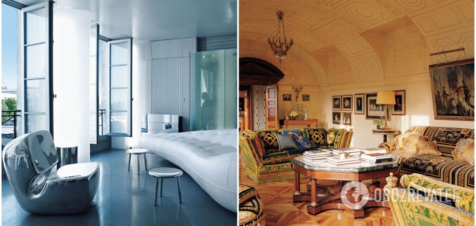 Шикарні будинки Версаче, Лагерфельда та інших відомих кутюр'є. Фото зсередини