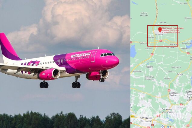 Самолет Wizz Air со 150 пассажирами совершил аварийную посадку, не долетев до Запорожья