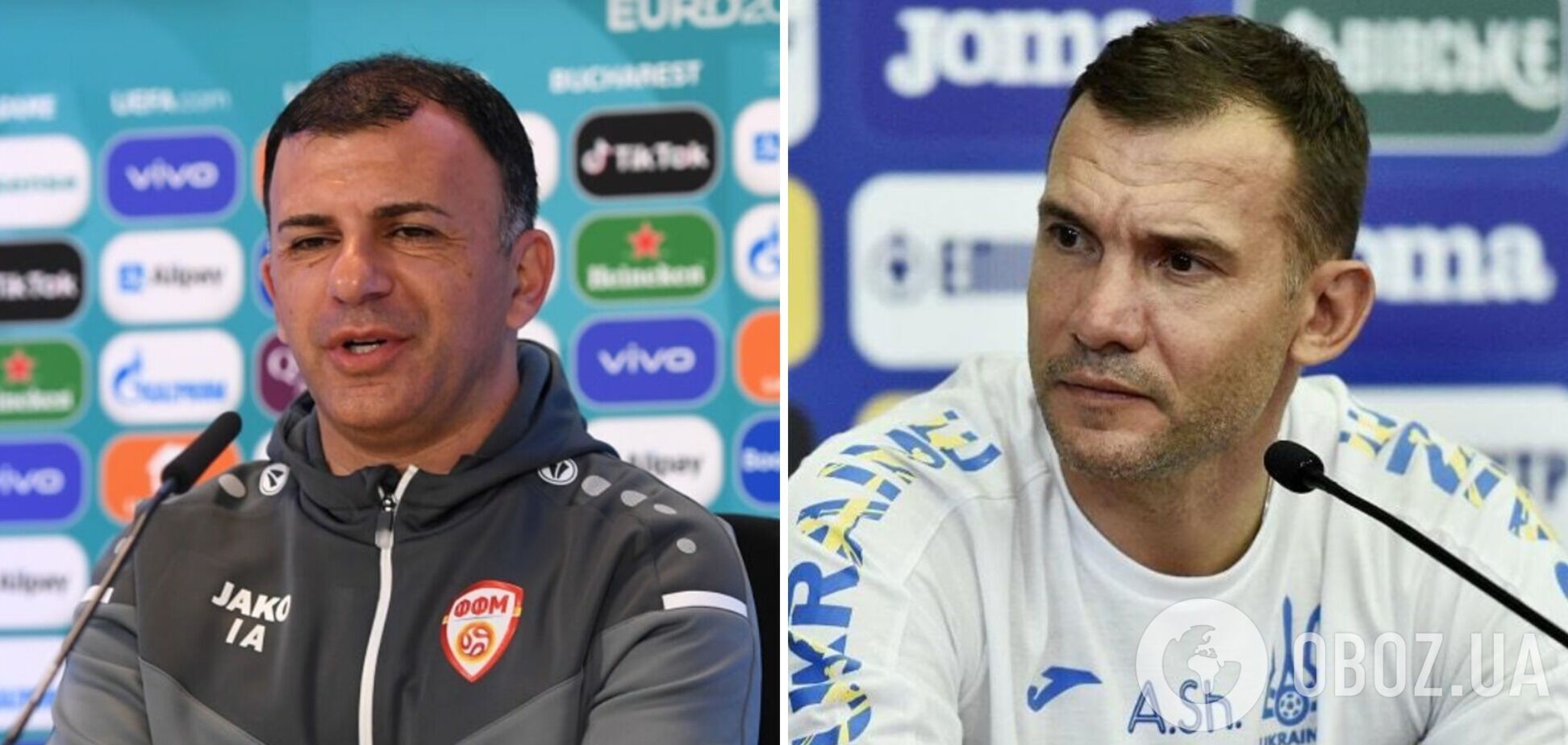 Ігор Ангеловский і Андрій Шевченко