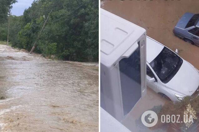 Утворилося величезне озеро, яке не могли подолати легковики