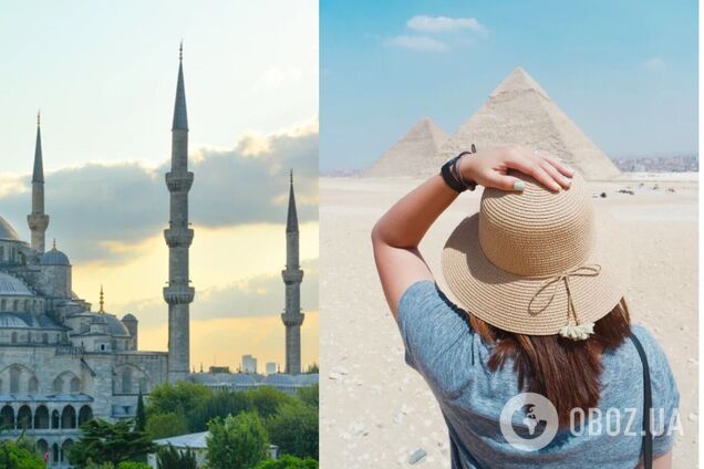 Погода в Турции и Египте