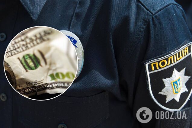 В Умани полицейский пытался съесть часть взятки во время задержания