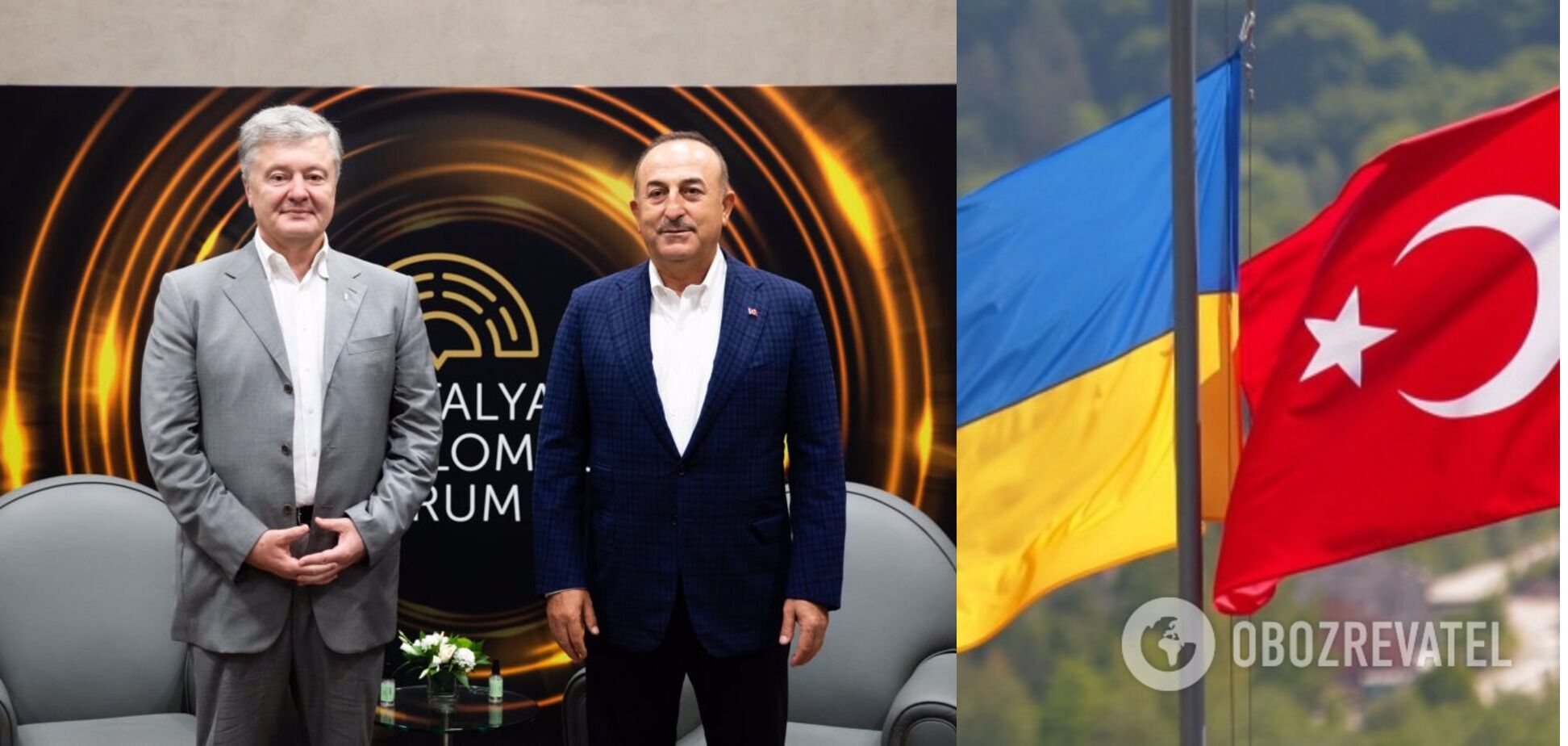 Порошенко обговорив з головою МЗС Туреччини деокупацію українського Криму