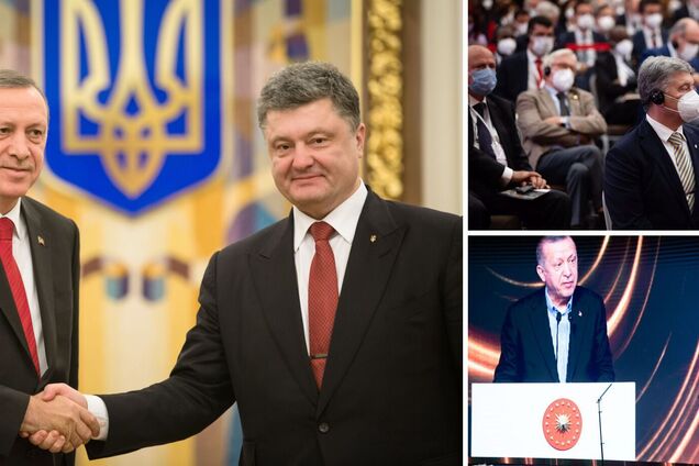Порошенко о встрече с Эрдоганом: он настоящий друг и союзник, благодарен за укрепление обороноспособности Украины