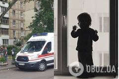 В Киеве двухлетний ребенок выпал с 9-го этажа