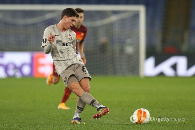 Георгий Судаков в матче против 'Ромы'