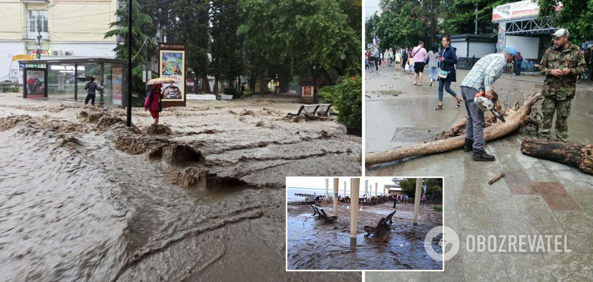 Потоп у Ялті: окупанти озвучили дані про загиблих і постраждалих. Нові фото