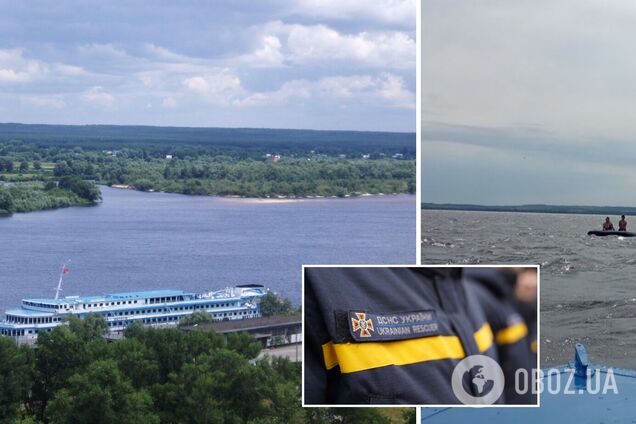 Отдыхали на Днепре: женщину с ребенком на матрасе унесло на 1,5 км от берега