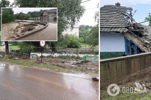 На Буковине затопило села, дороги превратились в реки: фото и видео непогоды