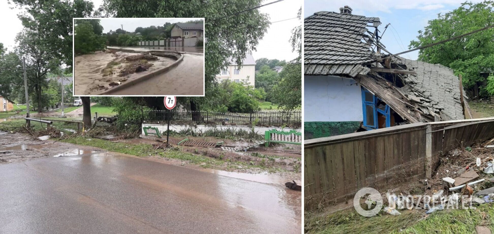 На Буковине затопило села, дороги превратились в реки: фото и видео непогоды
