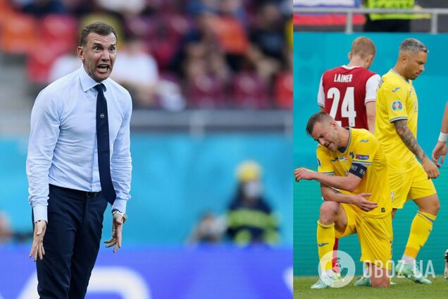 Андрій Шевченко назвав причини поразки України в матчі Євро-2020