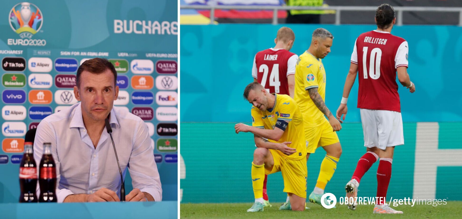 Шевченко откровенно высказался о поражении от Австрии