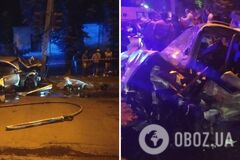 В Черкассах водитель KIA вылетел на встречку и протаранил Audi, погибли три человека. Фото
