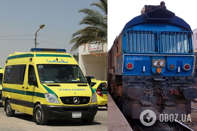 В Египте поезд протаранил автобус, есть погибший и раненые