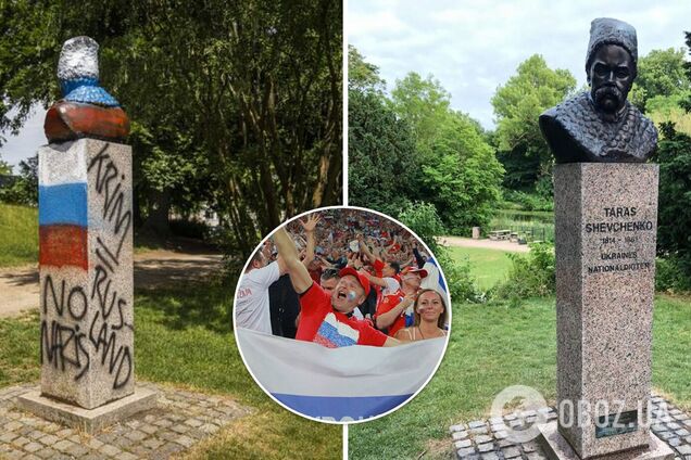 В Дании очистили оскверненный российскими фанатами памятник Кобзарю, поиски вандалов продолжаются