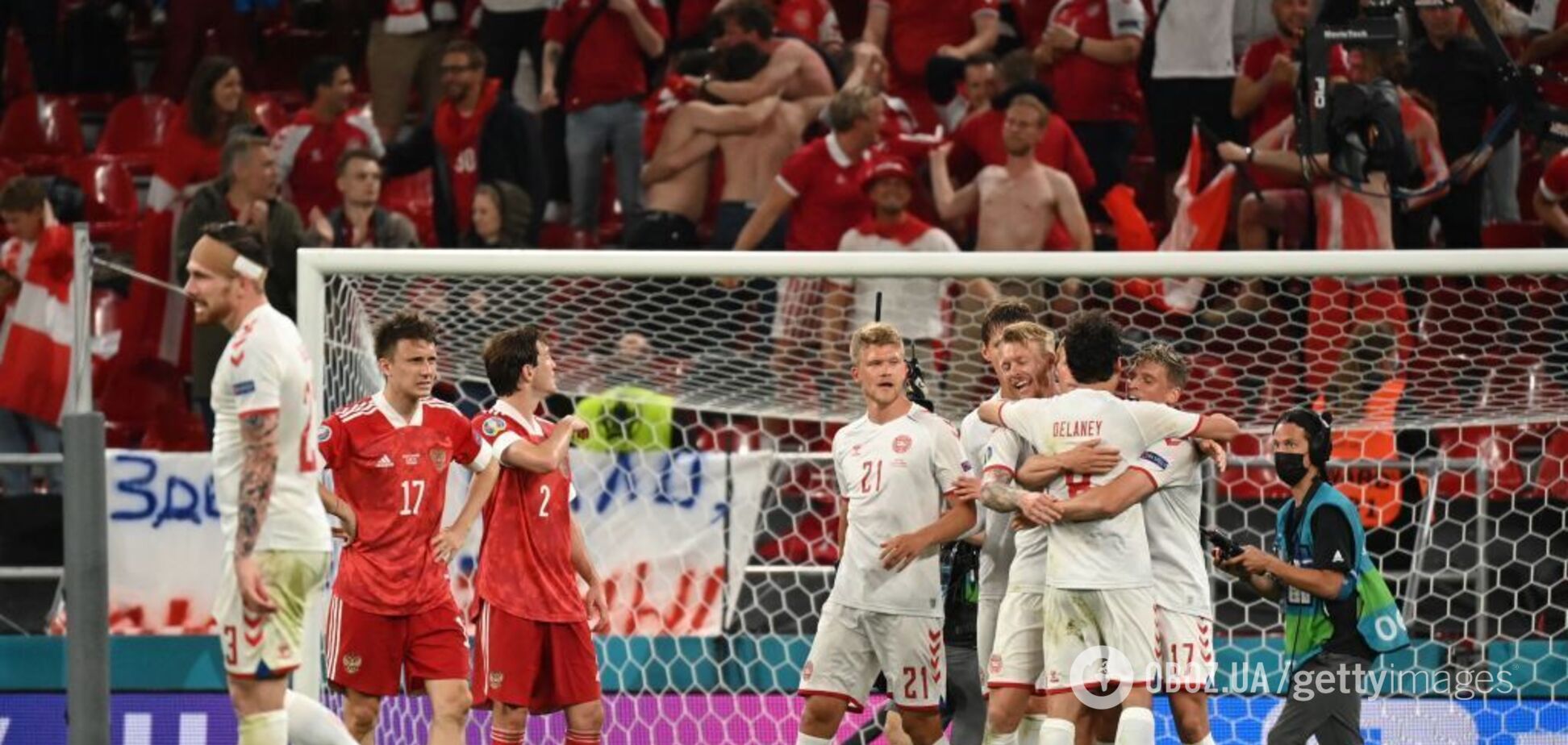 Данія вийшла в плей-офф завдяки розгромної перемоги над Росією