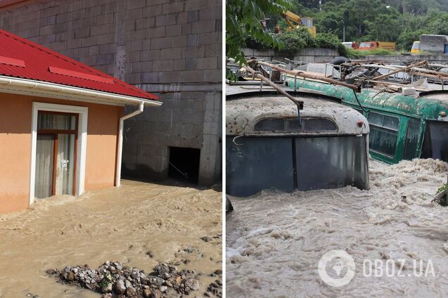 Ялту затопило після сильної зливи