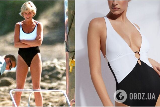 Как выбрать купальник в стиле принцессы Дианы и соответствовать трендам-2021. Фотосравнение