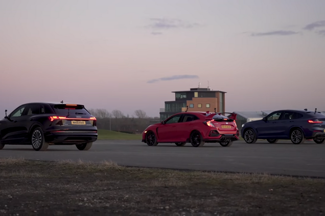 Audi E-Tron, Honda Civic Type R и BMW X4