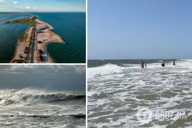 На Азовському морі туристи не купаються через шторм