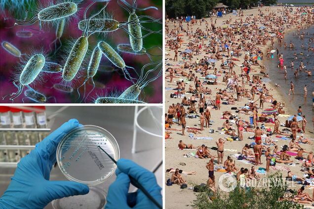 На пляжах Киева нашли кишечную палочку