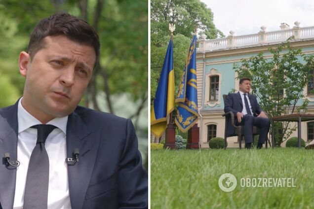 Поездка к Байдену, стена с Донбассом и еле живой 'Минск': главное из нового интервью Зеленского