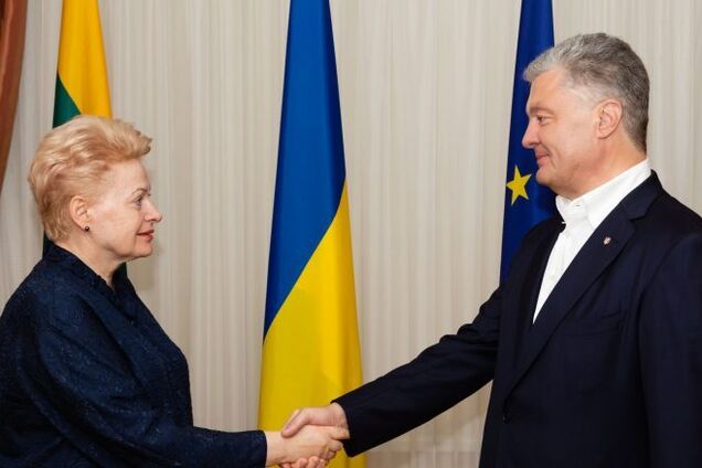 Порошенко встретился с Грибаускайте