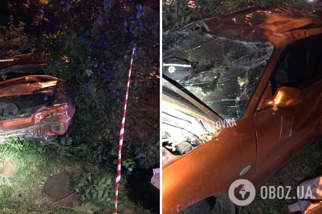 В Харькове курсанты попали в ДТП с переворотом. Видео момента аварии